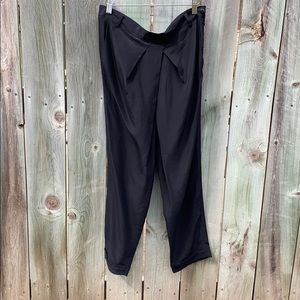Black Silk Pants Sz 6